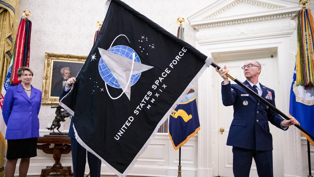US Space Force Flag Oval Office