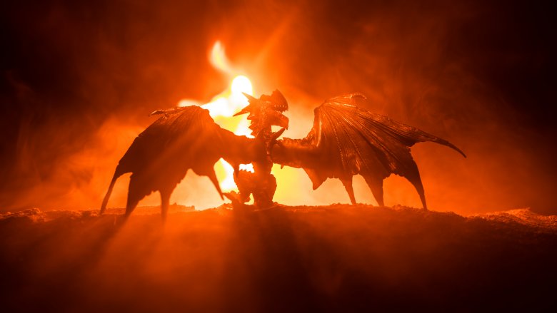 evil dragon medieval