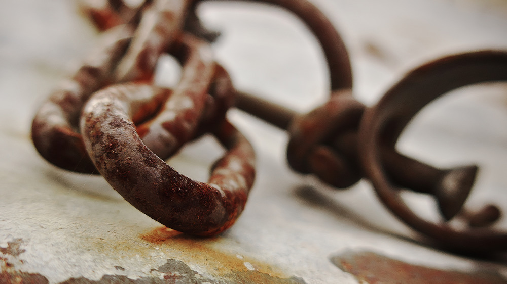 Rusted slave chains