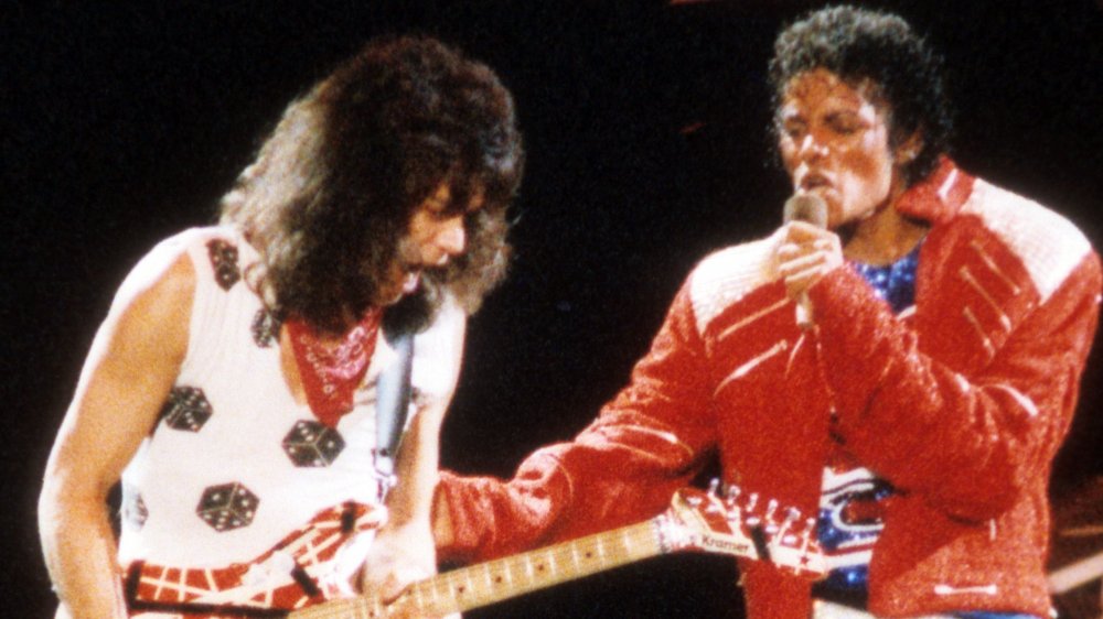 Eddie Van Halen and Michael Jackson