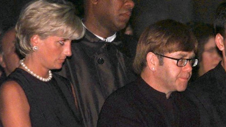 Princess Diana and Elton John