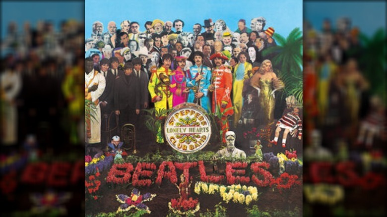 Fred Astaire on Sgt. Pepper's Lonely Hearts Club Band cover