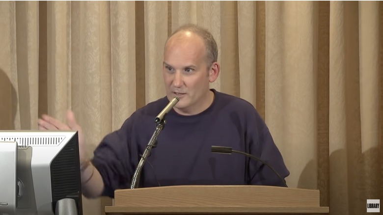 Ian MacKaye speaking at the Library of Congress