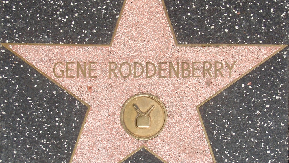 Gene Roddenberry's star on the Hollywood Walk of Fame