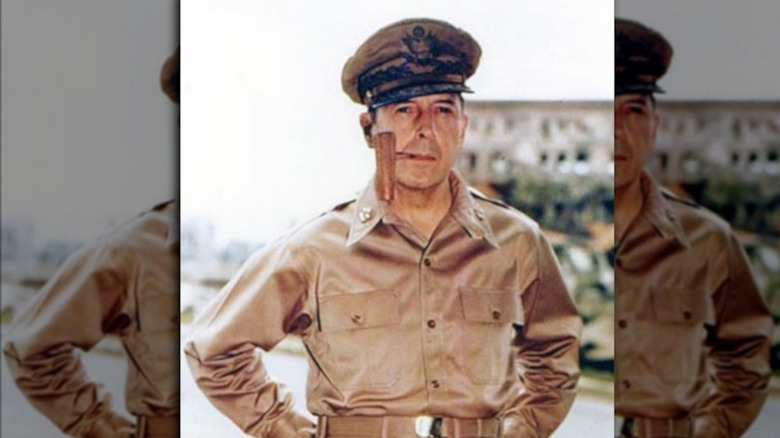 General Douglas MacArthur in Manila, 1945