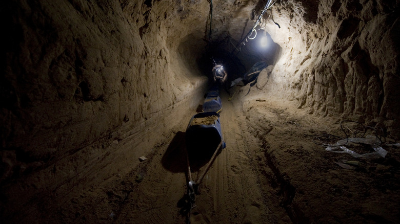 underground tunnel from Gaza to Israel