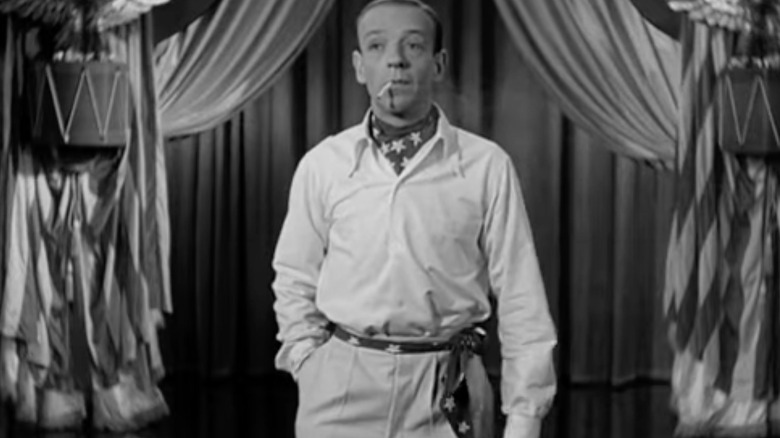 Fred Astaire performing the fireworks dance