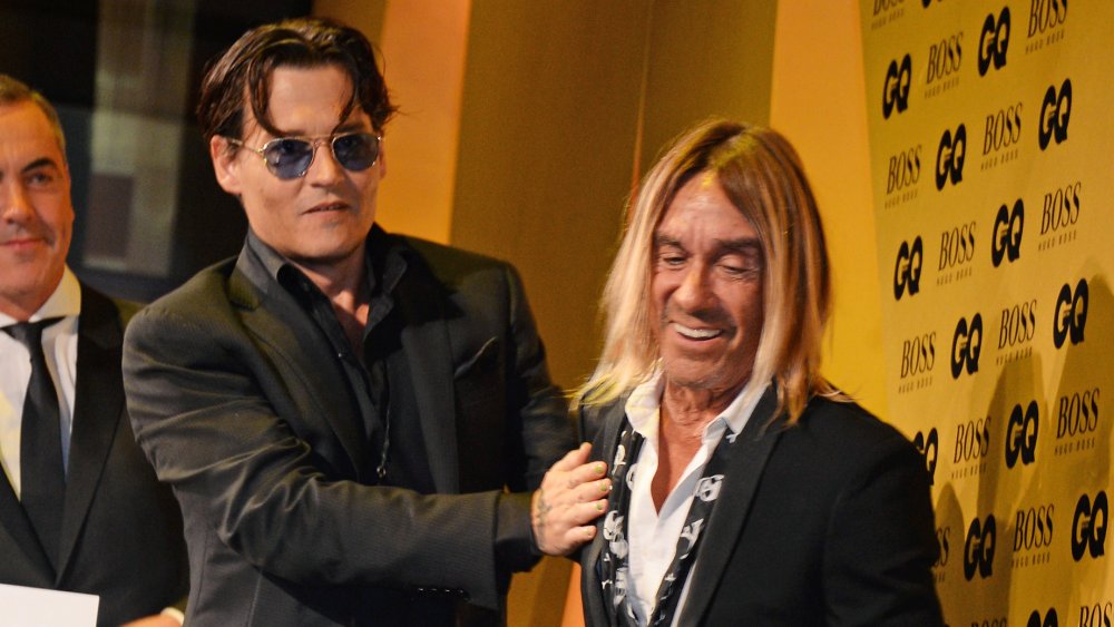 Johnny Depp and Iggy Pop