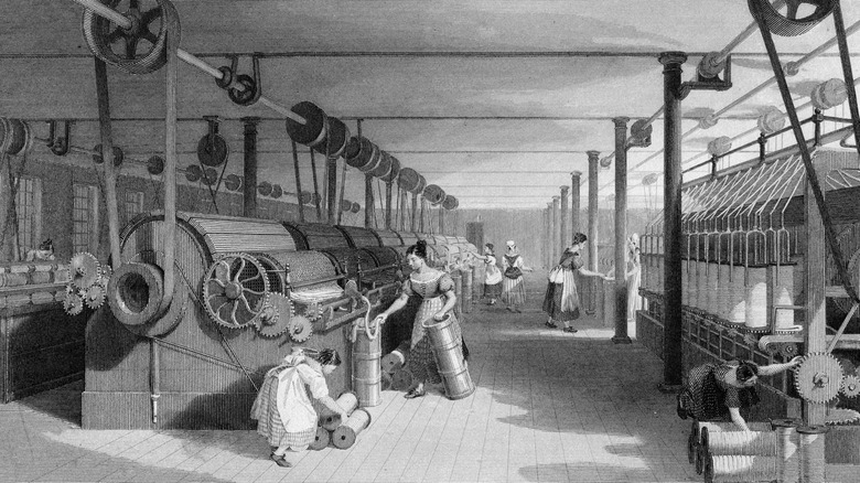 Victorian Era textile factory