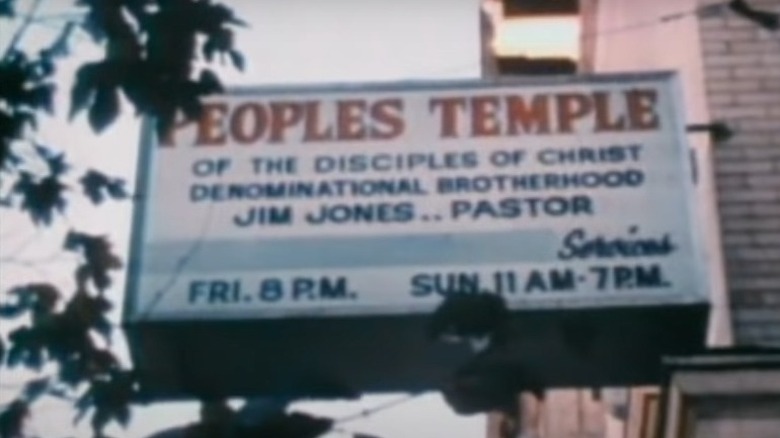 People's Temple sign