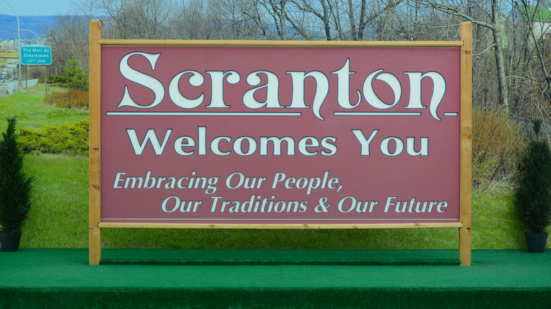 Scranton welcome sign