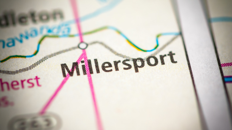 Millersport New York on a map