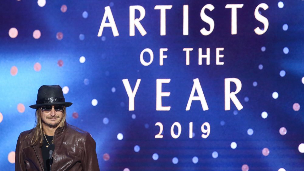 Kid Rock speaks during the 2019 CMT Artists of the Year Event in Nashville
