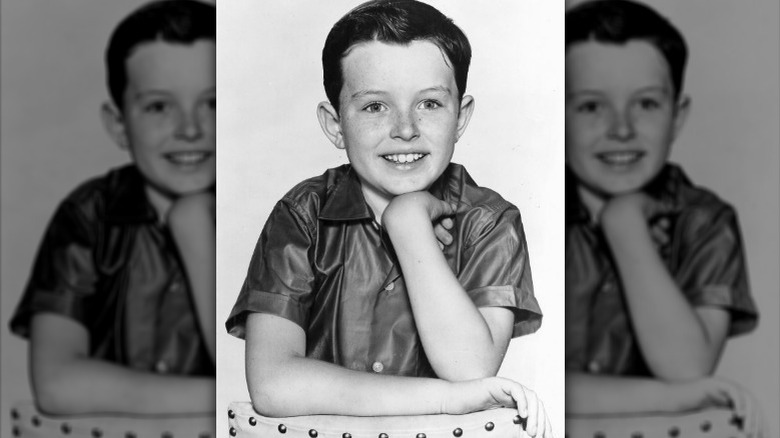 Jerry Mathers as Beaver smiling