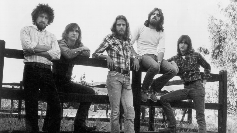 The Eagles original lineup, 1976
