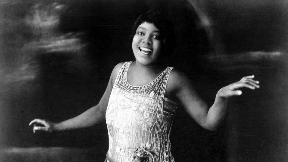Blues singer Bessie Smith poses for a portrait circa 1922 