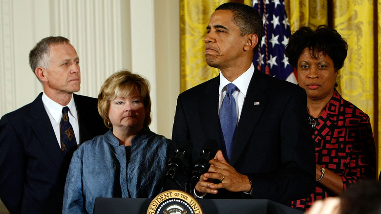 Matthew Shepard's parents with President Obama