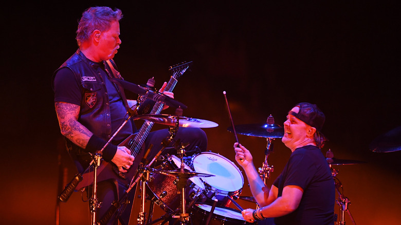 James Hetfield and Lars Ulrich