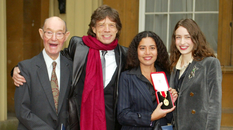 Mick Jagger and family celebrate knighthood