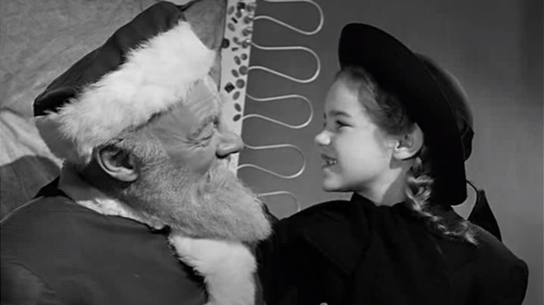 Edmund Gwenn in a touching moment from "Miracle on 34th Street"