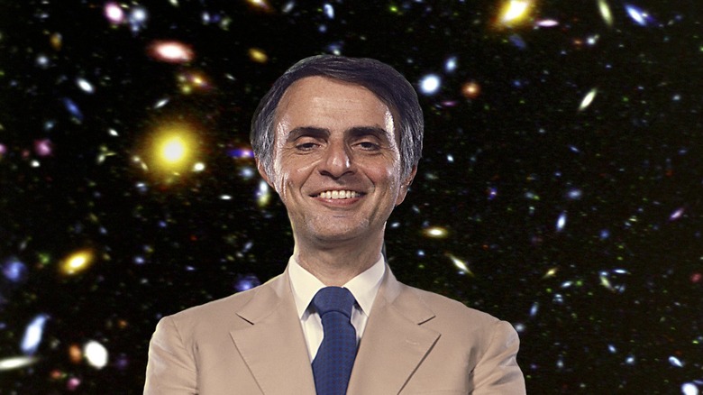 Carl Sagan smiling