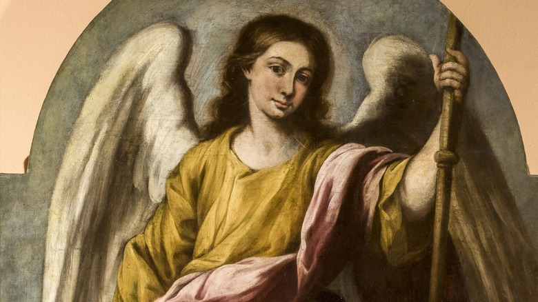 The archangel Raphael painting