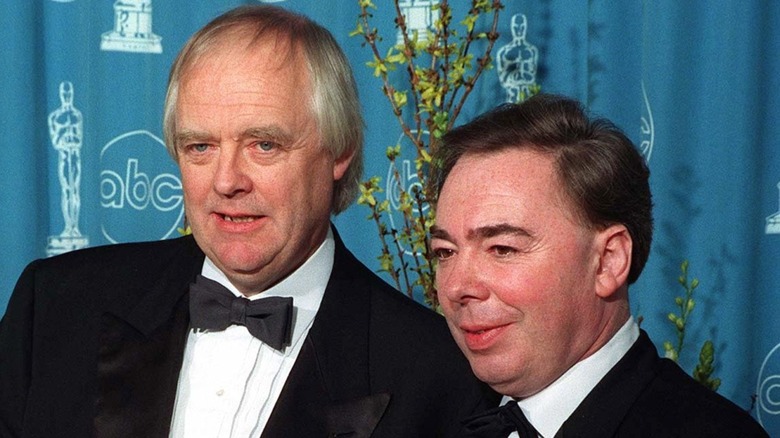 Tim Rice and Andrew Lloyd Webber at the Oscars