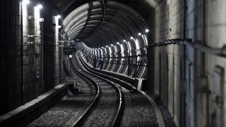 underground train tunnel