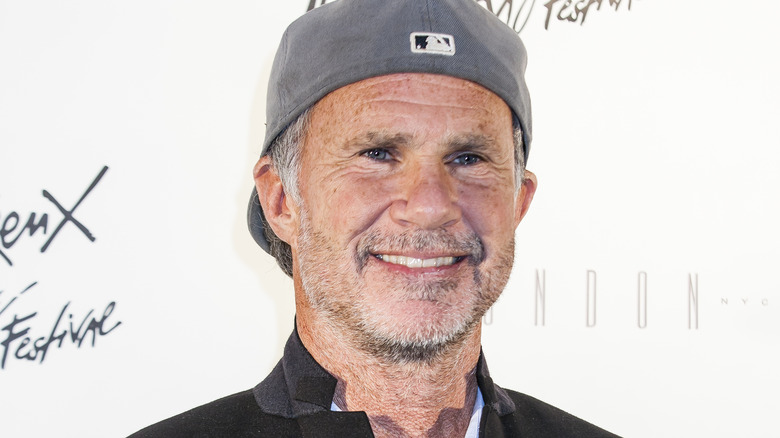 Chad Smith of Red Hot Chili Peppers smiling