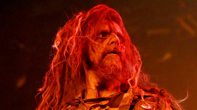 Rob Zombie performing