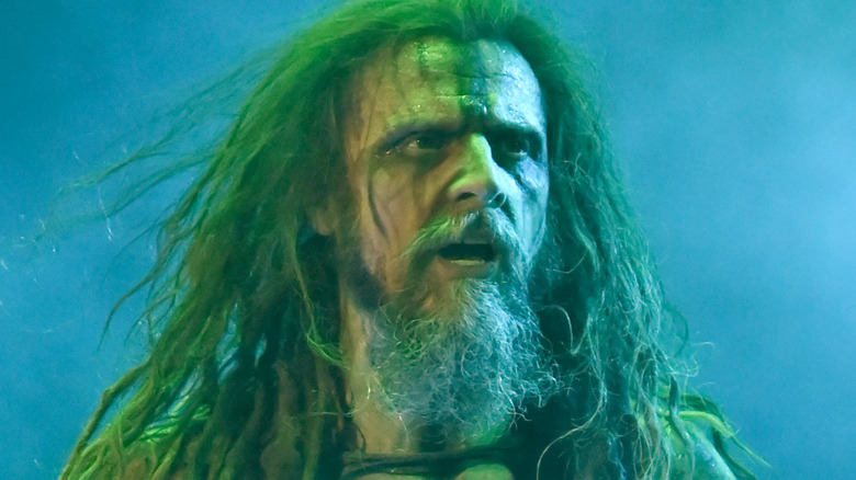 Rob Zombie performing live