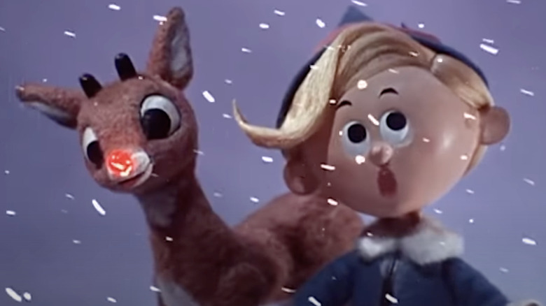 Rudolph and Hermey from Rudolph the Red-Nosed Reindeer TV special