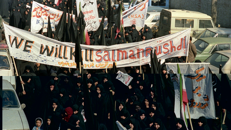 Protests against Salman Rushdie
