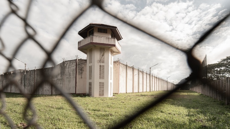 Prison guard tower