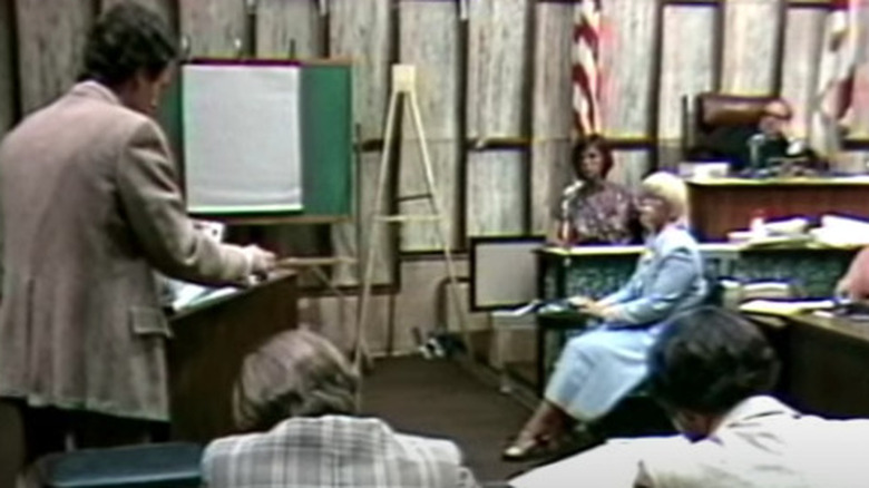 Ted Bundy leading a cross-examination