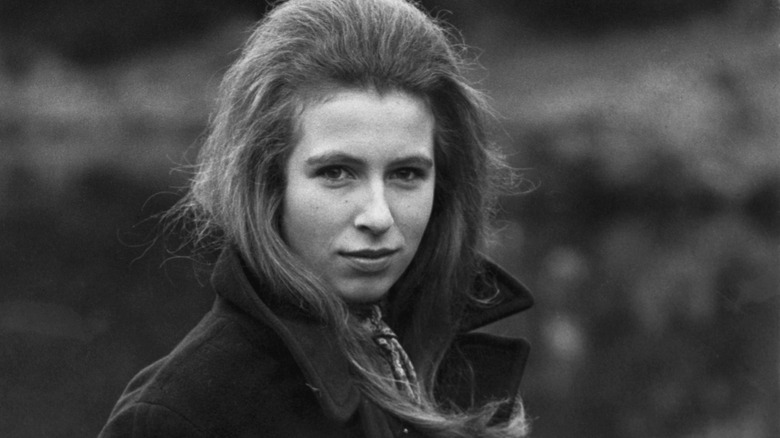 Princess Anne outside in 1969