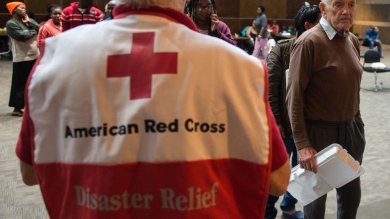 Red Cross volunteer