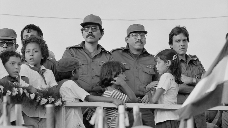 sandinista leaders with children