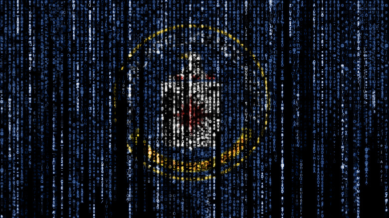 CIA logo in code
