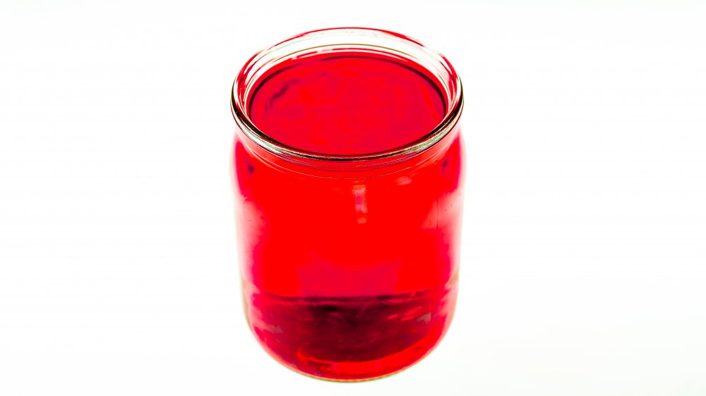 Red powdered drink mix