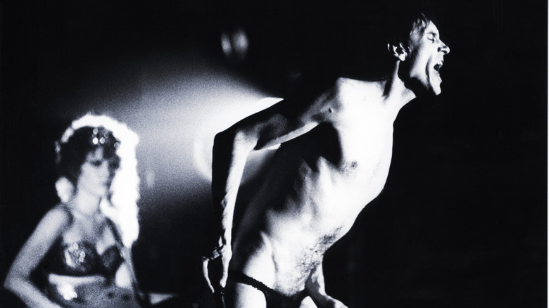 Poison Ivy and Lux Interior onstage