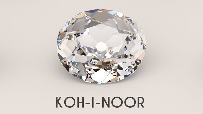 close up koh i noor diamond