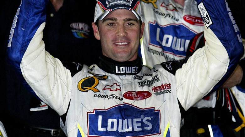 Jimmie Johnson winning the 2006 Daytona 500