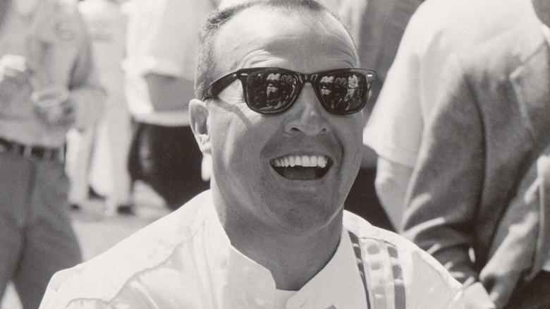 A.J. Foyt laughing
