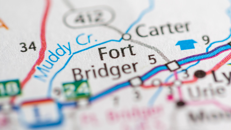 Fort Bridger map