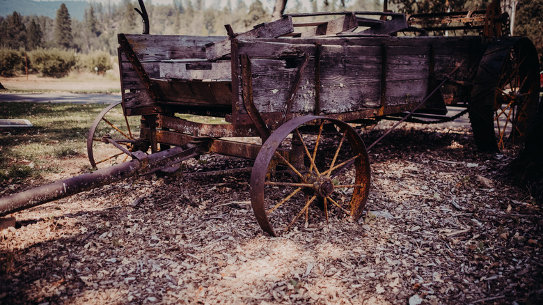 Broken wagon