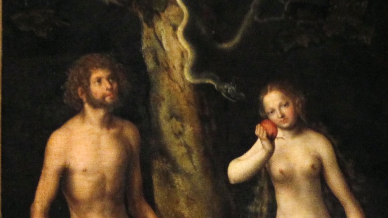 adam and eve and the serpent