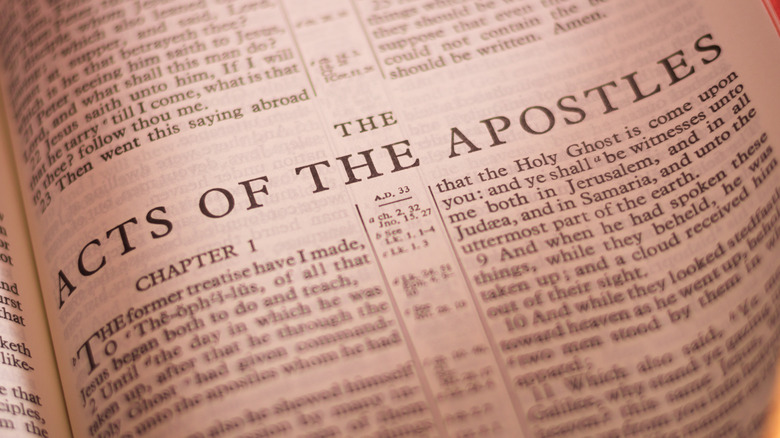Acts of the apostle Bible