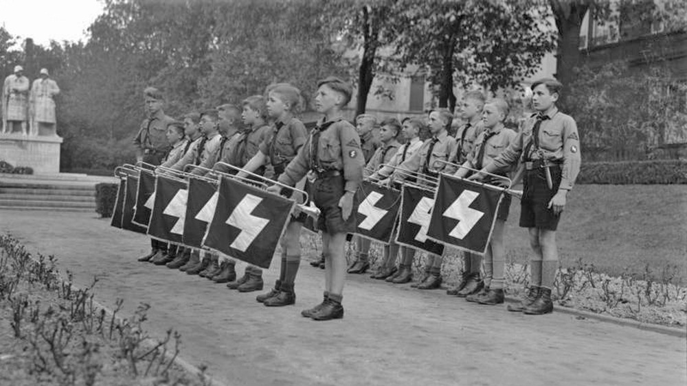Hitler Youth in formation in 1933