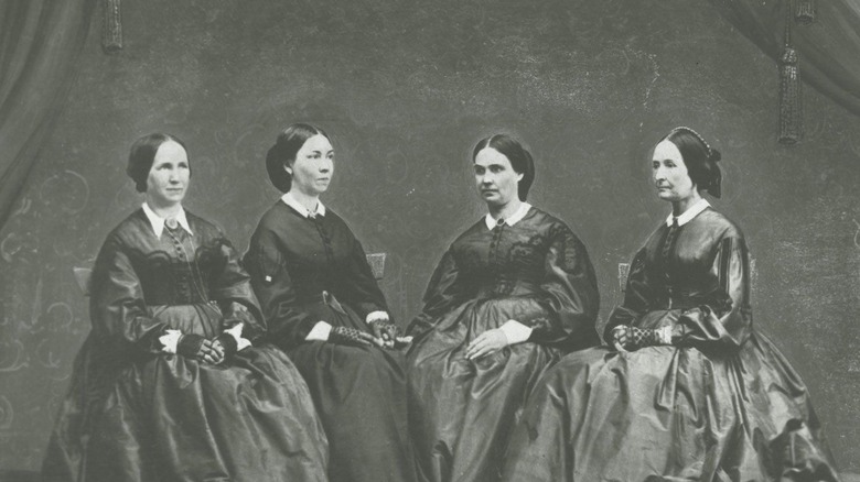 Old photo of Mormon women